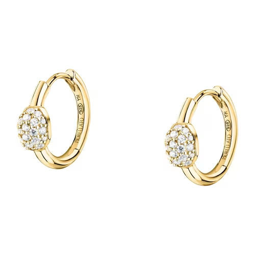 Orecchini donna morellato color oro collezione pave'