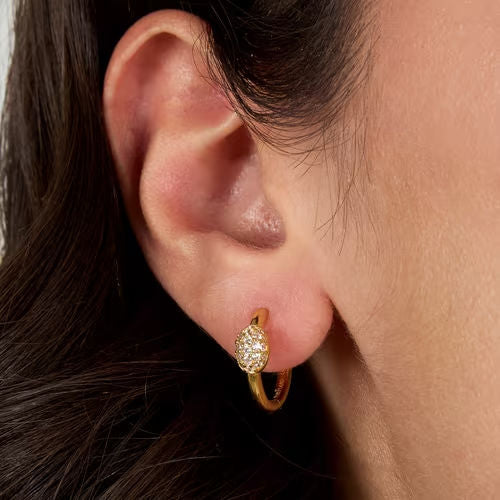 Orecchini donna morellato color oro collezione pave'
