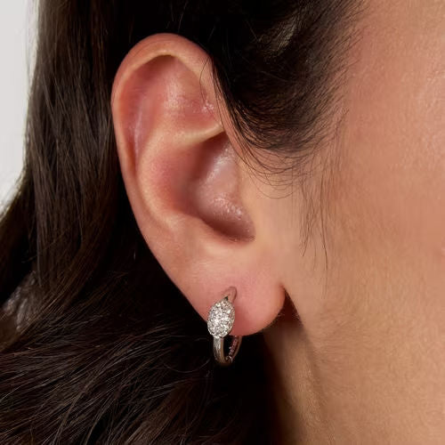 Orecchini donna morellato argento collezione pave'