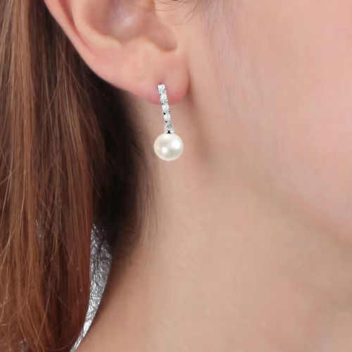 Orecchini donna morellato argento collezione perla essenziale