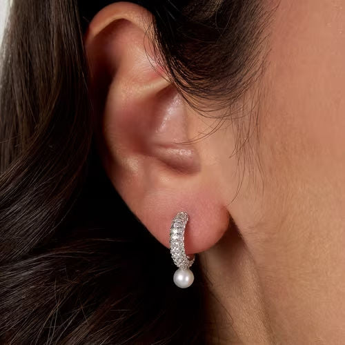 Orecchini donna morellato argento collezione perla