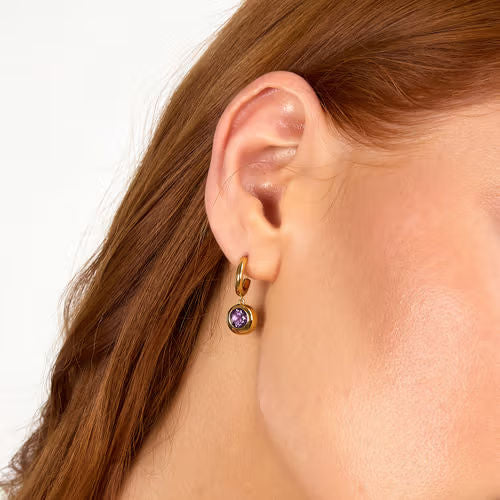 Orecchini donna morellato color oro collezione tesori eterni