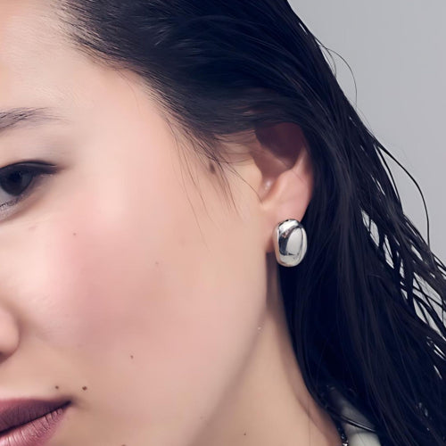 Orecchini unoaerre in argento