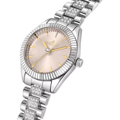 Orologio donna morellato color argento quadrante rosa collezione magia