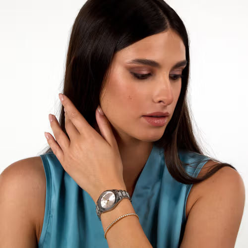 Orologio donna morellato color argento quadrante rosa collezione magia