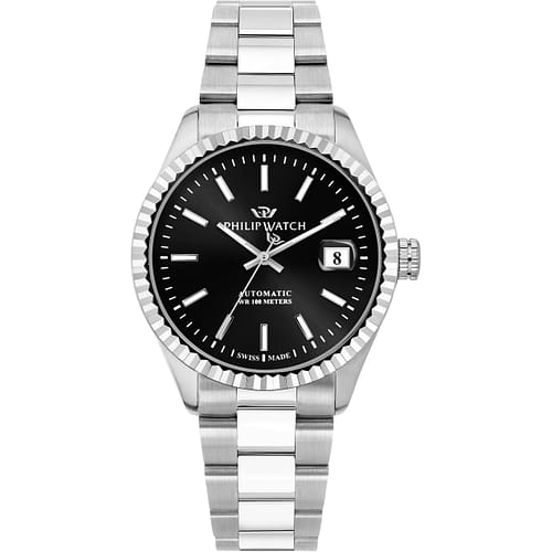 Orologio uomo philip watch quadrante nero 39 mm