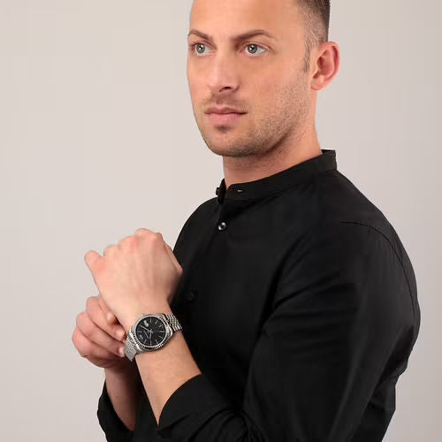 Orologio uomo philip watch quadrante nero collezione caribe