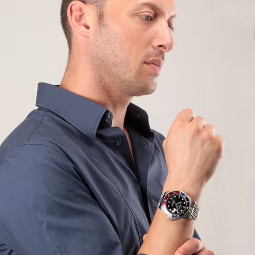 Orologio uomo philip watch quadrante nero 42 mm