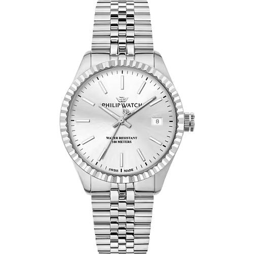 Orologio uomo philip watch quadrante bianco collezione caribe