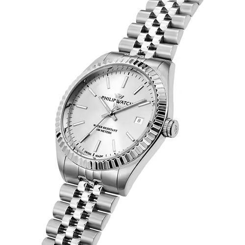 Orologio uomo philip watch quadrante bianco collezione caribe