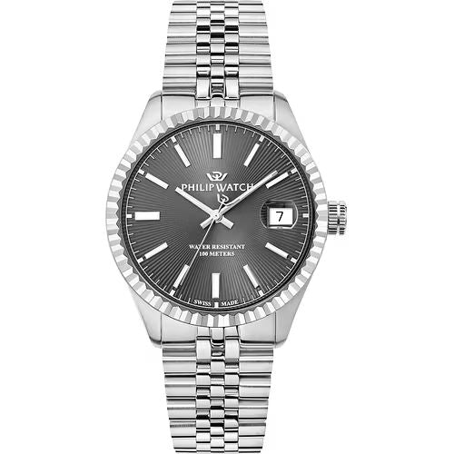 Orologio uomo philip watch quadrante grigio 39 mm