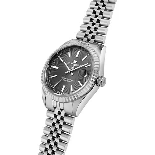 Orologio uomo philip watch quadrante grigio 39 mm