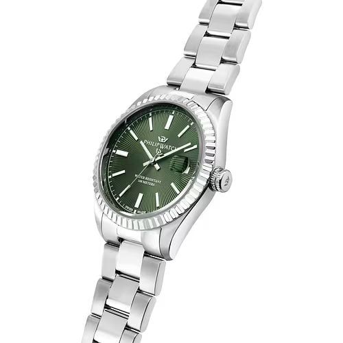 Orologio uomo philip watch quadrante verde 39 mm