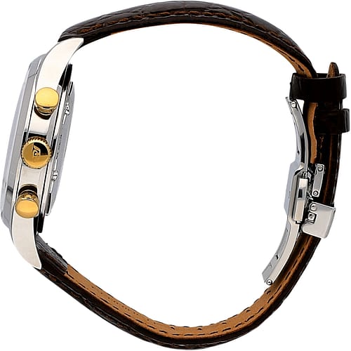 Orologio uomo quadrante bianco con gemelli philip watch