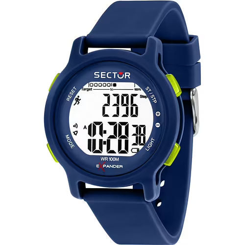 Orologio Sector digitale blu 43 mm