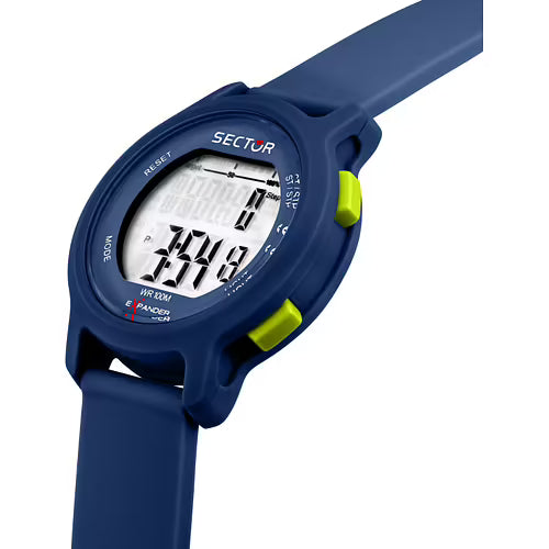EX-27 43MM DIGITAL BLUE DIAL BLUE ST