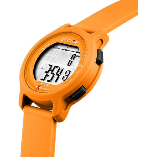 Orologio Sector digitale arancione 43 mm