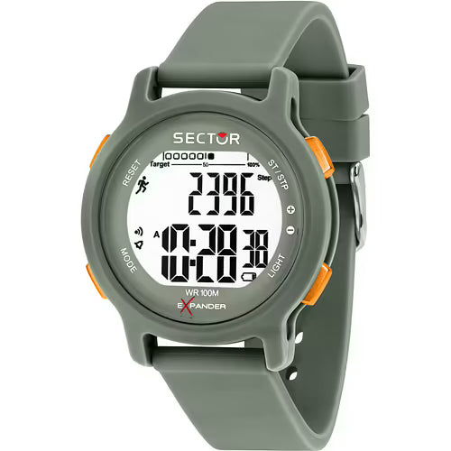 EX-27 43MM DIGITAL OLIVE DIAL OLIVE ST