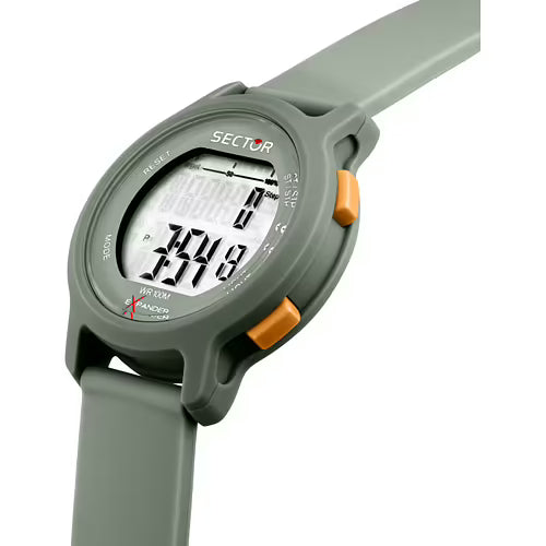 EX-27 43MM DIGITAL OLIVE DIAL OLIVE ST