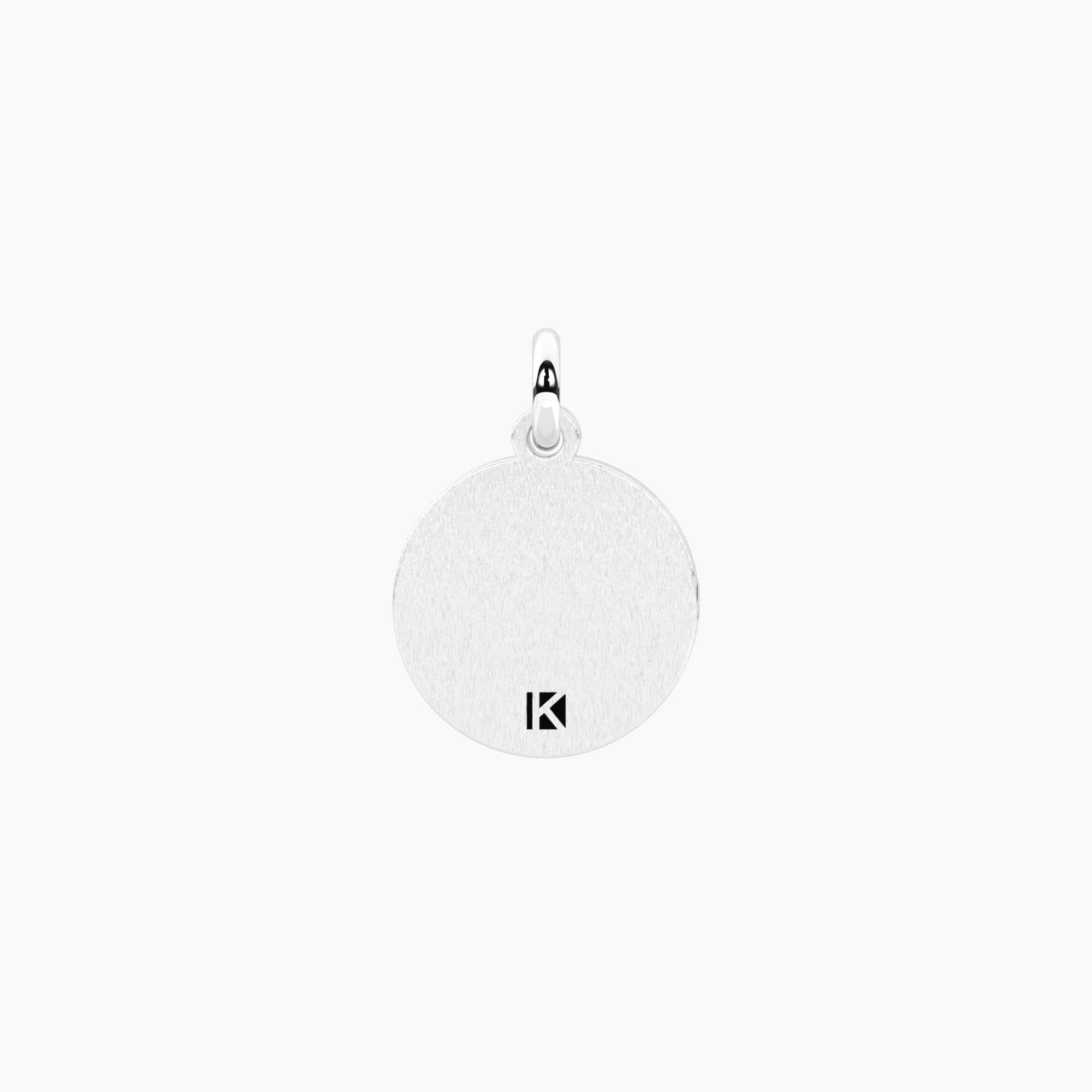 Ciondolo kidult in acciaio 316L cristalli